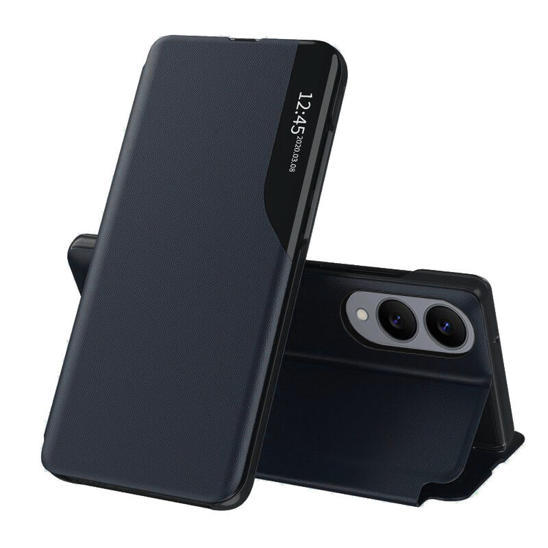Techsuit Samsung Galaxy S25 Edge - eFold Series - Θήκη Βιβλίο - Dark Blue