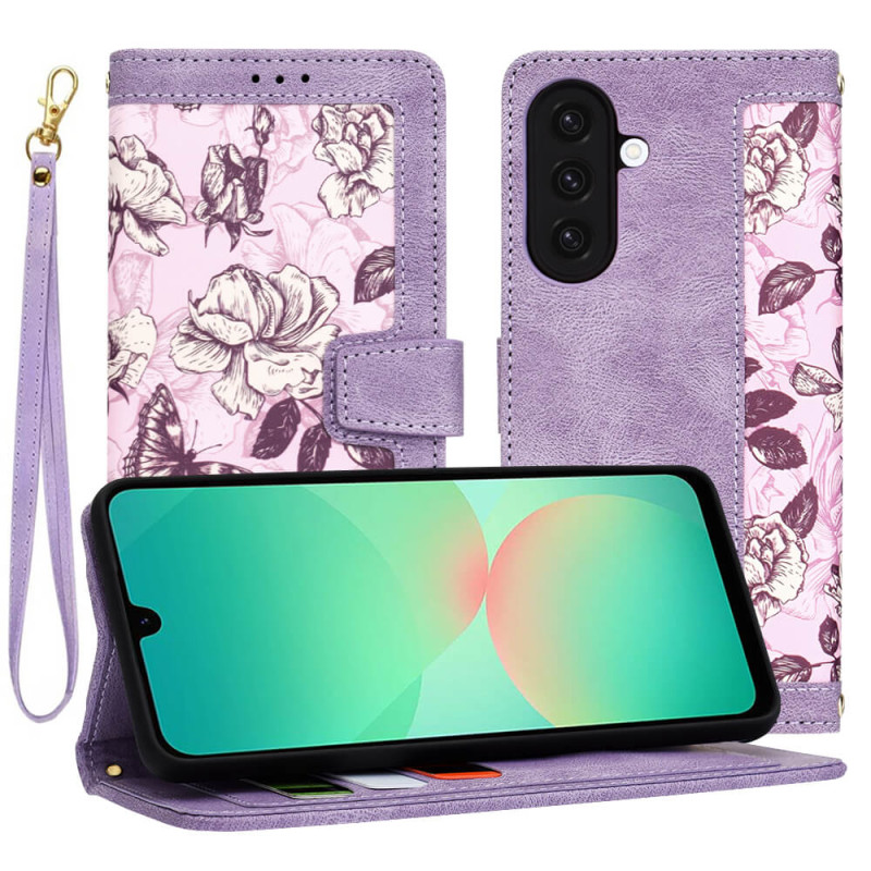Techsuit Samsung Galaxy A26 5G - FlipCraft - Θήκη Πορτοφόλι από Δερματίνη - Mysterious Purple