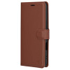 Techsuit iPhone 16 - Leather Folio - Θήκη Πορτοφόλι από Δερματίνη με Stand - Brown