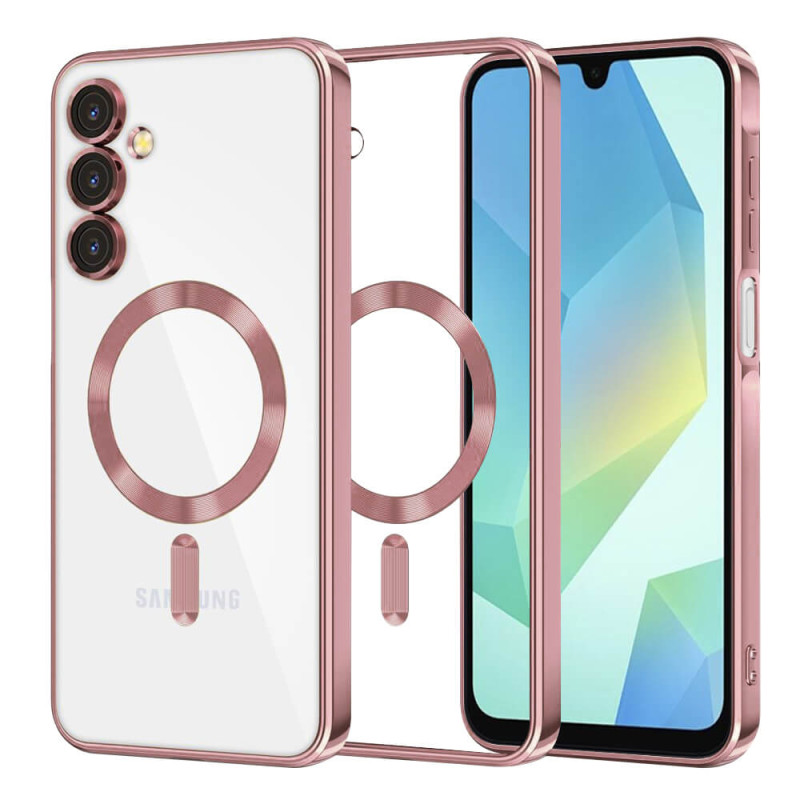 Techsuit Samsung Galaxy A16 4G / A16 5G - Luxury Crystal MagSafe - Θήκη Σιλικόνης - Pink