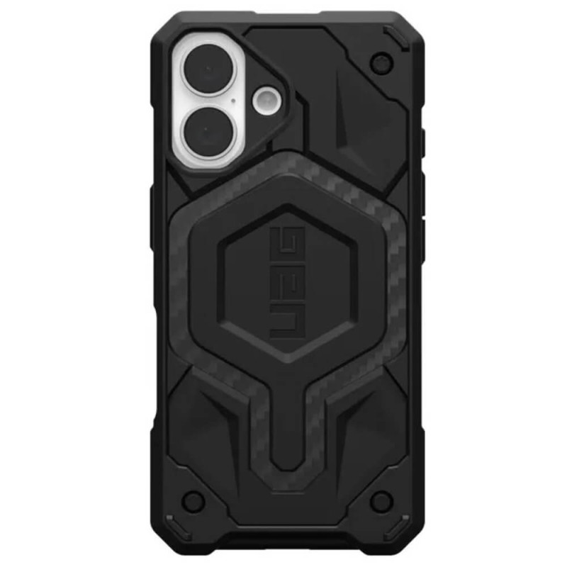 UAG iPhone 16 Monarch Series Σκληρή Θήκη - Carbon Fiber UAG iPhone 16 Monarch Series Σκληρή Θήκη - Carbon Fiber