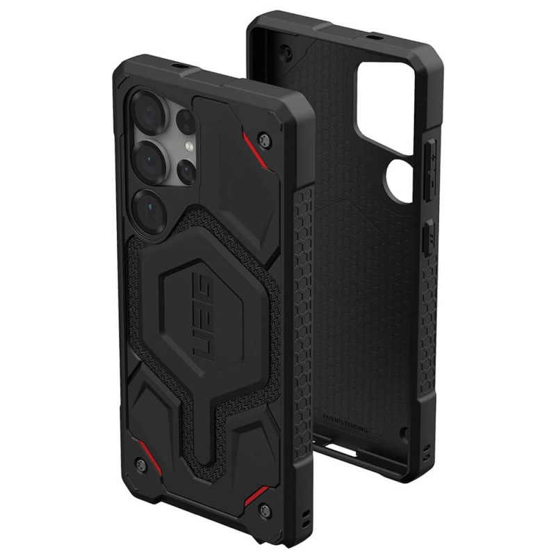 UAG Samsung Galaxy S25 Ultra Monarch Pro Series Σκληρή Θήκη με MagSafe - Kevlar Black UAG Samsung Galaxy S25 Ultra Monarch Pro Series Σκληρή Θήκη με MagSafe - Kevlar Black