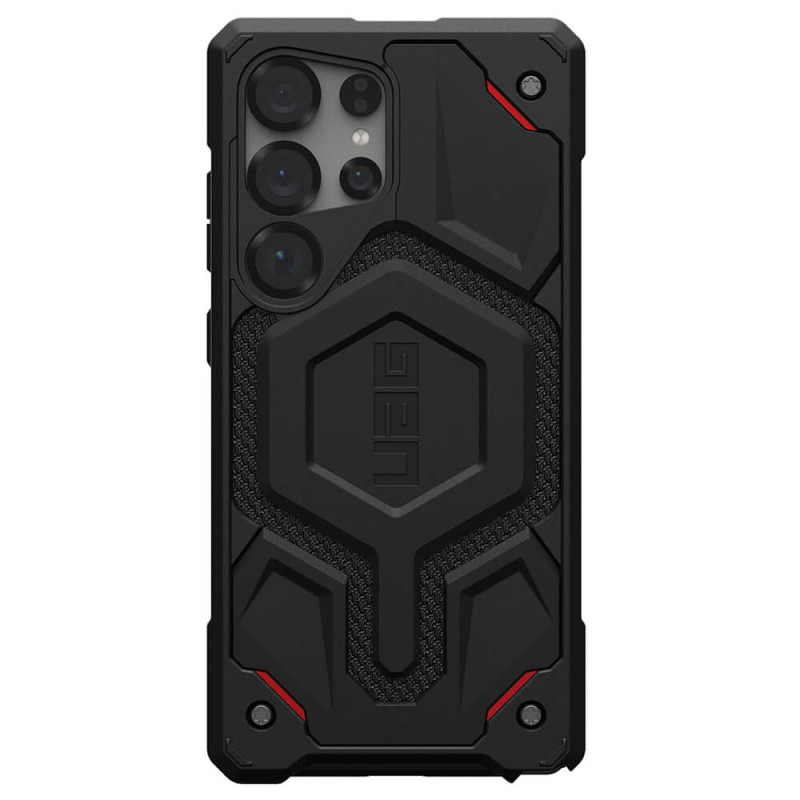 UAG Samsung Galaxy S25 Ultra Monarch Pro Series Σκληρή Θήκη με MagSafe - Kevlar Black UAG Samsung Galaxy S25 Ultra Monarch Pro Series Σκληρή Θήκη με MagSafe - Kevlar Black