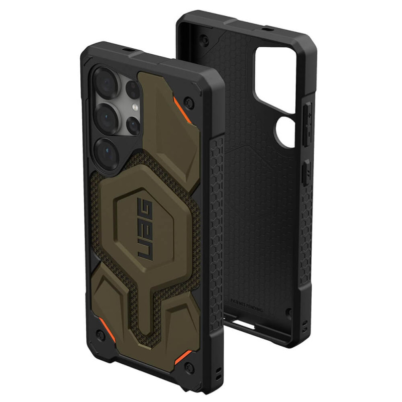 UAG Samsung Galaxy S25 Ultra Monarch Pro Series Σκληρή Θήκη με MagSafe - Kevlar Element Green UAG Samsung Galaxy S25 Ultra Monarch Pro Series Σκληρή Θήκη με MagSafe - Kevlar Element Green