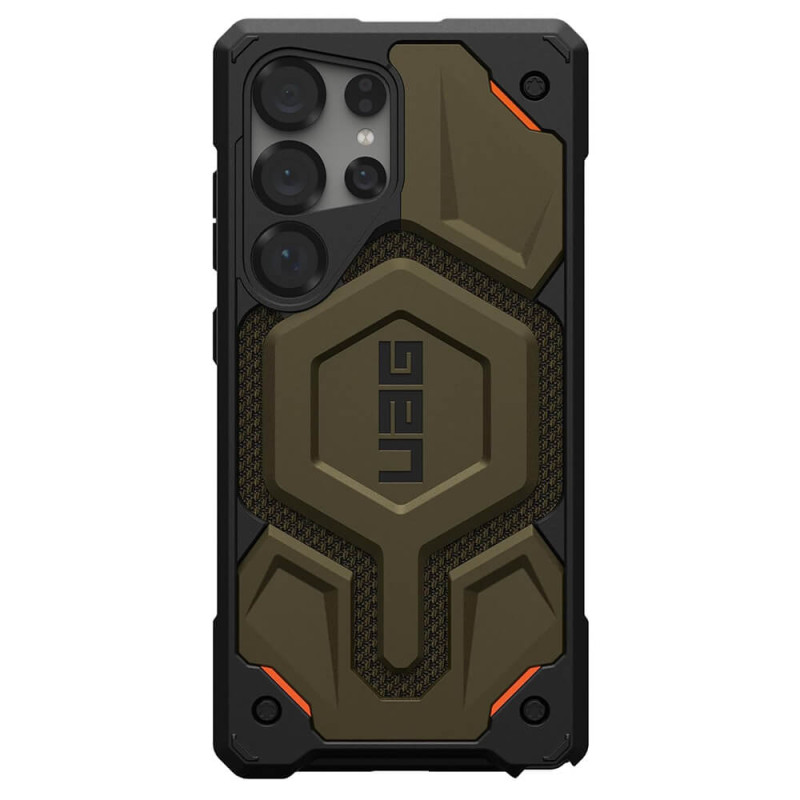 UAG Samsung Galaxy S25 Ultra Monarch Pro Series Σκληρή Θήκη με MagSafe - Kevlar Element Green UAG Samsung Galaxy S25 Ultra Monarch Pro Series Σκληρή Θήκη με MagSafe - Kevlar Element Green
