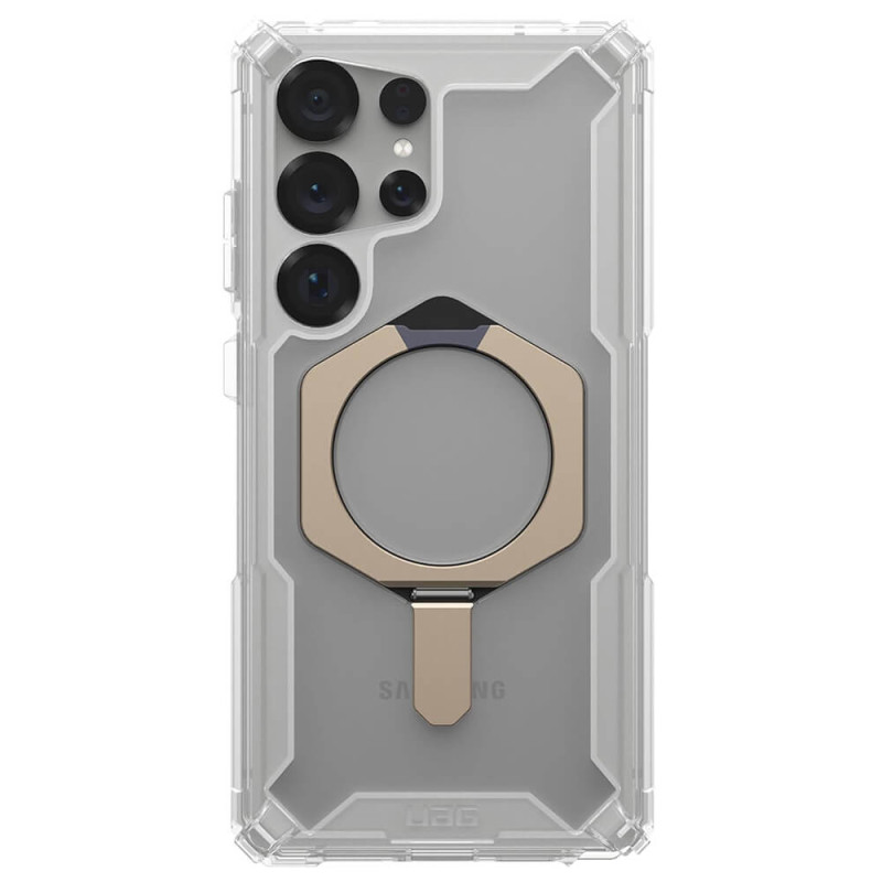 UAG Samsung Galaxy S25 Ultra Plasma XTE MagSafe Σκληρή Θήκη με Stand - Titanium / Διάφανη UAG Samsung Galaxy S25 Ultra Plasma XTE MagSafe Σκληρή Θήκη με Stand - Titanium / Διάφανη
