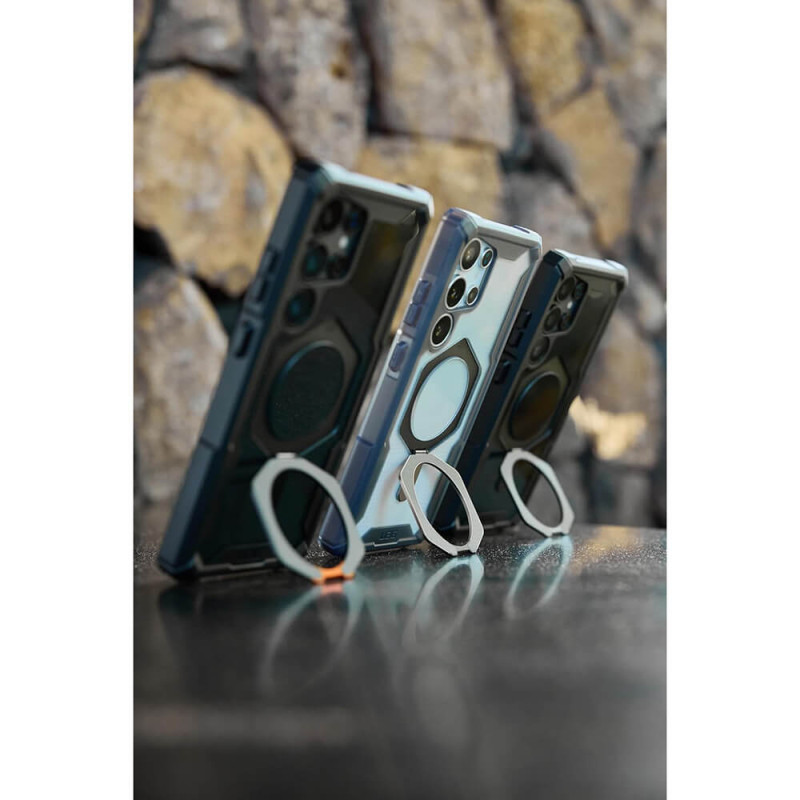 UAG Samsung Galaxy S25 Ultra Plasma XTE MagSafe Σκληρή Θήκη με Stand - Titanium / Διάφανη UAG Samsung Galaxy S25 Ultra Plasma XTE MagSafe Σκληρή Θήκη με Stand - Titanium / Διάφανη