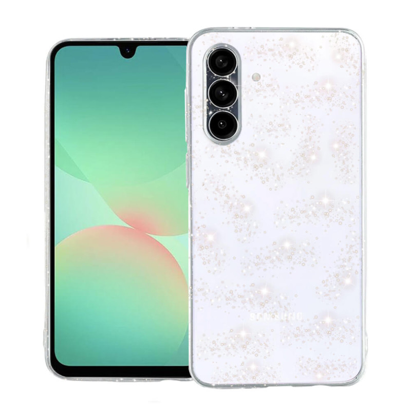 Techsuit Samsung Galaxy A26 5G - SparkleSkin - Θήκη Σιλικόνης με Glitter - Clear