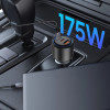 TECH-PROTECT CC04 PD175W Φορτιστής Αυτοκινήτου Γρήγορης Φόρτισης με 2 Θύρες Type-C και 1 Θύρα USB - Black
