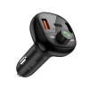 Tech-Protect CC06 FM Transmitter για Αναπαραγωγή Μουσικής / Κλήσεις / Φόρτιση Κινητών στο Αυτοκίνητο PD72W - Black