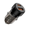TECH-PROTECT CC03 PD75W Φορτιστής Αυτοκινήτου Γρήγορης Φόρτισης με 1 Θύρα Type-C και 1 Θύρα USB - Black