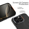 Tech-Protect iPhone 16e Ion Carbon MagSafe Σκληρή Θήκη με MagSafe - Black / Silver