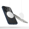 Tech-Protect Samsung Galaxy S25 MagMat Σκληρή Θήκη με Πλαίσιο Σιλικόνης και MagSafe - Matte Navy / Ημιδιάφανη