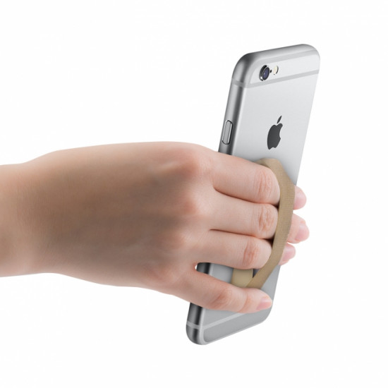 KW Finger Holder for Smartphones / iPhones - Gold - 35411.21 - Αξεσουάρ για Εύκολο Κράτημα με Ένα Χέρι