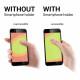 KW Finger Holder for Smartphones / iPhones - Rose Gold - 35411.81 - Αξεσουάρ για Εύκολο Κράτημα με Ένα Χέρι