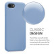 KW iPhone SE 2022 / SE 2020 / 7 / 8 Θήκη Σιλικόνης Rubber TPU - Light Blue Matte - 40225.58