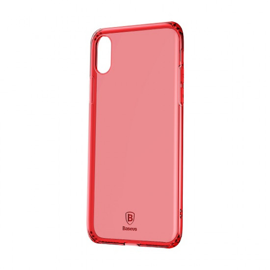 Baseus Simple Series TPU Case for iPhone X / XS - Red - ARAPIPHX-C09