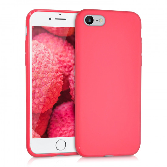 KW iPhone SE 2022 / SE 2020 / 7 / 8 Θήκη Σιλικόνης TPU - Pink Matt - 39458.08