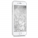 KW iPhone SE 2022 / SE 2020 / 7 / 8 Θήκη Σιλικόνης TPU Design Live Laugh Love - White - Διάφανη - 41448.15
