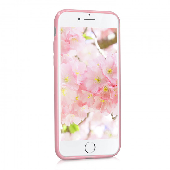 KW iPhone SE 2022 / SE 2020 / 7 / 8 Θήκη Σιλικόνης TPU - Antique Pink Matt - 39458.10