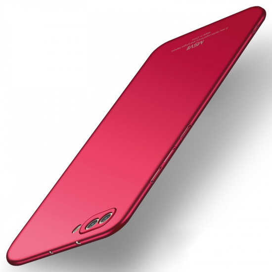 MSVII Honor View 10 Simple Ultra-Thin Σκληρή Θήκη - Smooth Red