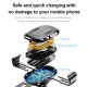Baseus Wireless Charger Gravity Car Holder (Osculum Type) - Universal Βάση Αυτοκινήτου με Ασύρματη Φόρτιση Qi Charge - Black - WXYL-A01