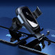 Baseus Metal Wireless Charger Gravity Air Vent Car Holder - Universal Βάση Αυτοκινήτου Αεραγωγού με Ασύρματη Φόρτιση Qi Charge - Tarnish - WXYL-B0A