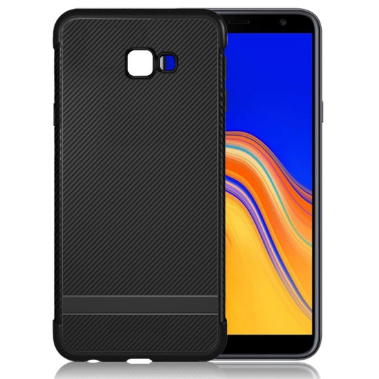 OEM Samsung Galaxy J4 Plus 2018 Lepai Series Θήκη Σιλικόνης TPU με Ενισχυμένες Γωνίες - Black