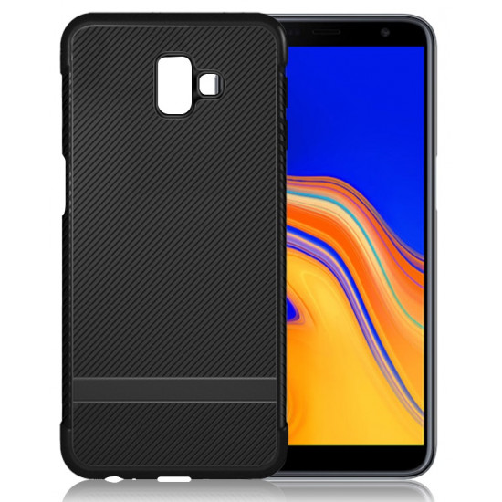 OEM Samsung Galaxy J6 Plus 2018 Lepai Series Θήκη Σιλικόνης TPU με Ενισχυμένες Γωνίες - Black