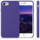KW iPhone SE 2022 / SE 2020 / 7 / 8 Θήκη Σιλικόνης Rubber TPU - Violet Matte - 40225.38