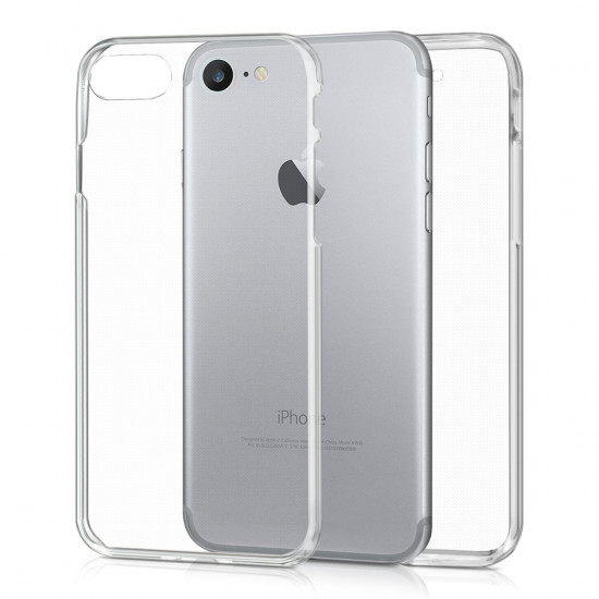 KW iPhone SE 2022 / SE 2020 / 7 / 8 Θήκη Σιλικόνης Full Body - Διάφανη - 39457.03