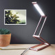 KW LED Folding Desk Lamp Επαναφορτιζόμενο Αναδιπλούμενο Μεταλλικό Φωτιστικό με καλώδιο Micro USB - Rose Gold - 40590.33