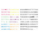 KW A4 Cinema Lightbox Πίνακας Μηνυμάτων LightBox με Φωτισμό LED RGB και 256 Γράμματα - Multicolor - 46221.01