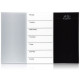 Navaris Magnetic Weekly Planner White Board - Διπλός Γυάλινος Μαγνητικός Πίνακας Εβδομαδιαίου Χρονοδιαγράμματος - White - Black - 44327