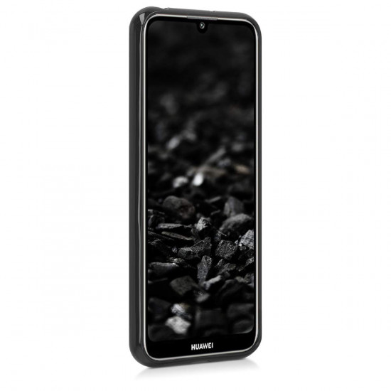 KW Huawei Y6 2019 Θήκη Σιλικόνης TPU - Black Matte - 48122.47