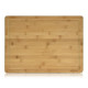 Navaris Natural Bamboo Wooden Cutting Board Ξύλινη Επιφάνεια Κοπής - 48 x 35 x 1.8 cm - Light Brown - 39540
