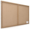 Navaris Magnetic Notice Memo Board 60 x 40 cm - Μαγνητικός Πίνακας - Design Vintage World Map - 45365.01