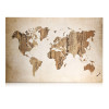 Navaris Magnetic Notice Memo Board 60 x 40 cm - Μαγνητικός Πίνακας - Design Vintage World Map - 45365.01