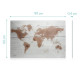 Navaris Μαγνητικός Γυάλινος Πίνακας - 90x60cm - Design World Map - 45723.01