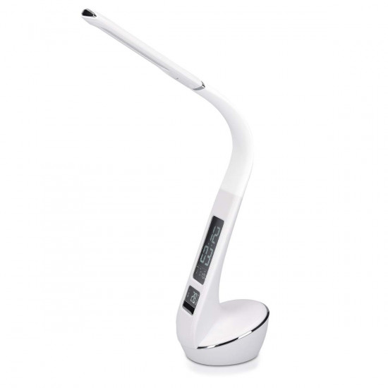 Navaris LED Desk Lamp Dimmable with LCD Display Επιτραπέζιο Φωτιστικό με Οθόνη LCD - White - 48521.02